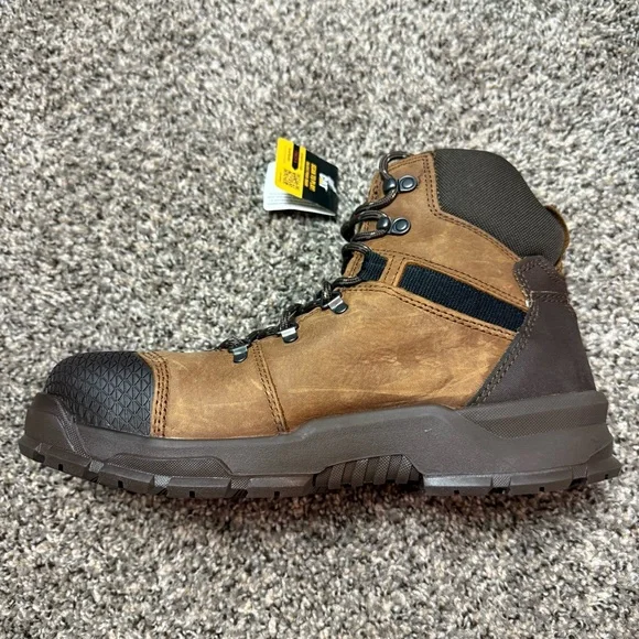 Caterpillar Men's Accomplice X Waterproof Steel Toe 6 Work Boots Brown Size 14